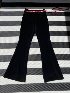 Aeropostale  Black Velvet Flare Pants